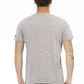 Gray Cotton Men T-Shirt