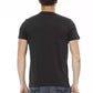 Black Cotton Men T-Shirt