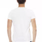 White Cotton Men T-Shirt