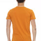 Orange Cotton Men T-Shirt