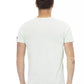 Light Blue Cotton Men T-Shirt