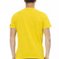 Yellow Cotton Men TShirt