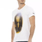 White Cotton Men T-Shirt