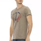 Green Cotton Men T-Shirt