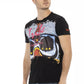 Black Cotton Men T-Shirt