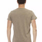 Green Cotton Men T-Shirt