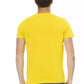 Yellow Cotton Men T-Shirt