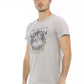 Gray Cotton Men T-Shirt