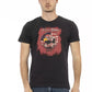 Black Cotton Men T-Shirt