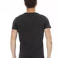 Black Cotton Men T-Shirt