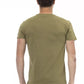 Green Cotton Men T-Shirt