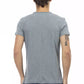 Gray Cotton Men T-Shirt