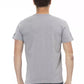 Gray Cotton Men T-Shirt