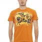 Orange Cotton Mens TShirt