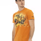 Orange Cotton Mens TShirt