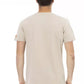 Beige Cotton Men T-Shirt