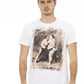 White Cotton Men T-Shirt