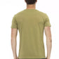 Green Cotton Men T-Shirt