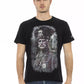 Black Cotton Men T-Shirt