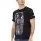 Black Cotton Men T-Shirt