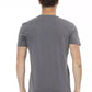 Gray Cotton Men T-Shirt