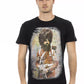 Black Cotton Men T-Shirt