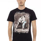 Black Cotton Men T-Shirt