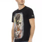 Black Cotton Men T-Shirt