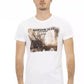 White Cotton Men T-Shirt