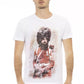 White Cotton Men T-Shirt