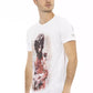 White Cotton Men T-Shirt