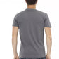 Gray Cotton Men T-Shirt