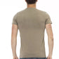 Green Cotton Men T-Shirt