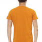 Orange Cotton Men T-Shirt