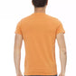 Orange Cotton Men T-Shirt