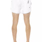 White Polyester Men Swim Short