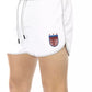 White Polyester Men Swim Short