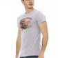 Gray Cotton Men T-Shirt