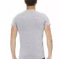 Gray Cotton Men T-Shirt