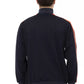 Blue Polyester Men Sweater