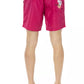 Fuchsia Polyester Men Swim Short