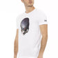 White Cotton Men T-Shirt