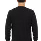 Black Cotton Men Sweater