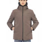 Beige Polyester Men Jacket