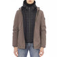 Beige Polyester Men Jacket