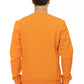 Orange Cotton Men Sweater