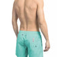 Light Blue Polyamide Men Swim Short