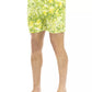 Green Polyester Men Swim Short