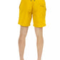 Yellow Polyester Men Swim Short