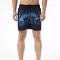 Black Polyester Men Swim Short